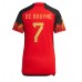 Belgia Kevin De Bruyne #7 Hjemmedrakt Dame VM 2022 Korte ermer